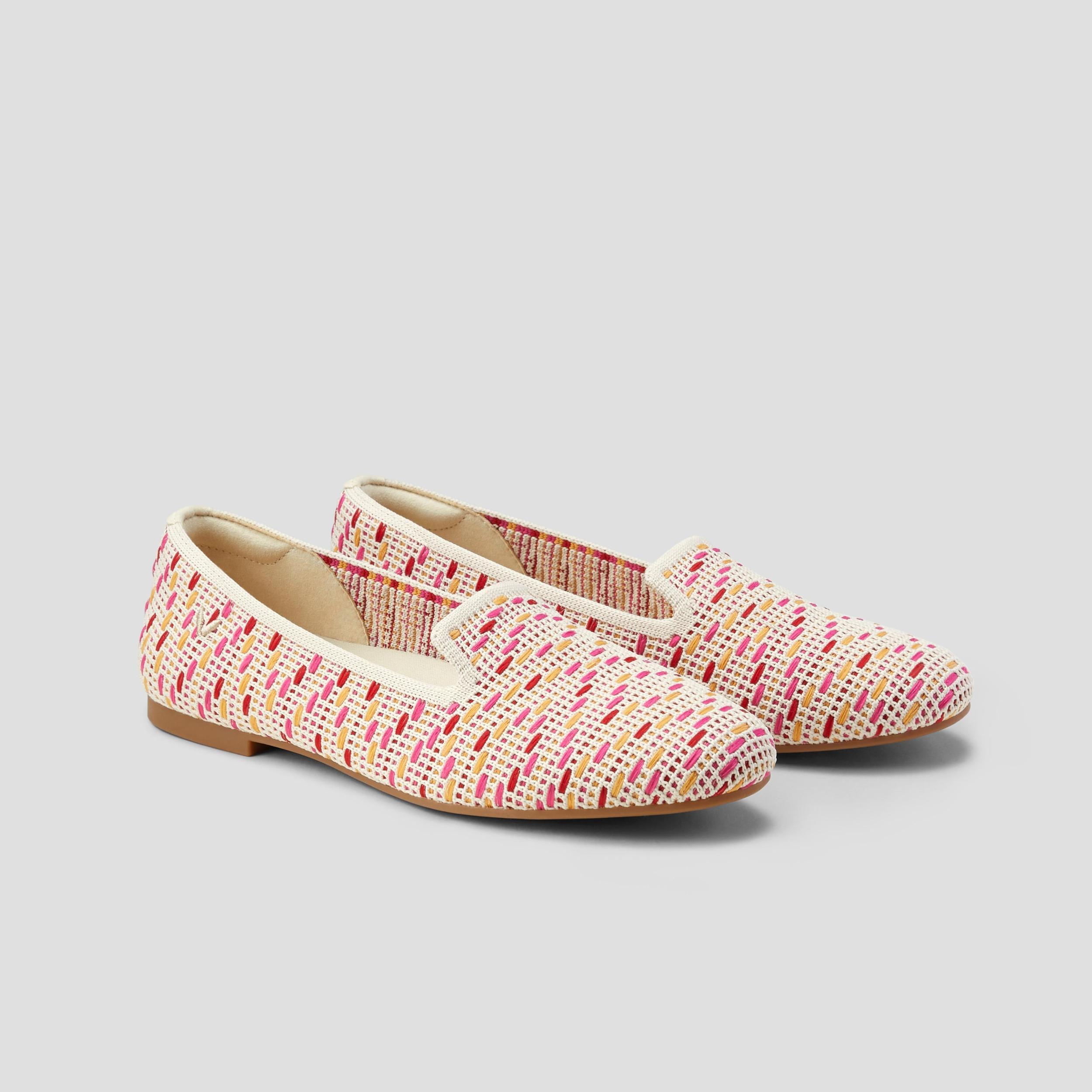 Round-Toe Woven Knit Loafer (Audrey) Product Image