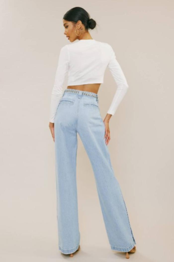 90's Ultra High Rise Flare Jeans Product Image