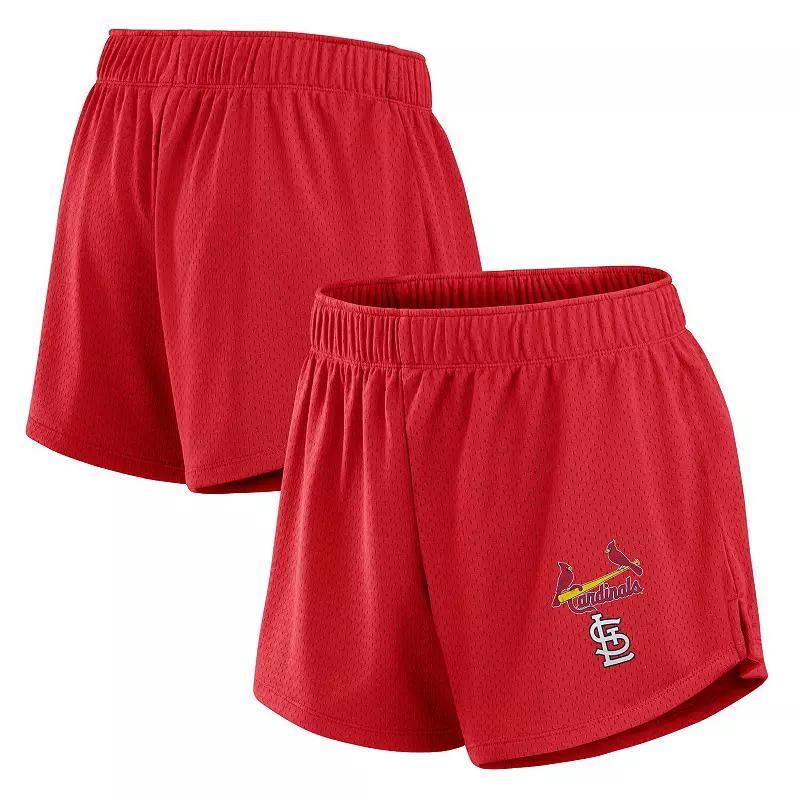 Women's Fanatics Navy Atlanta Braves Mesh Shorts, Size: Small, Blue Product Image