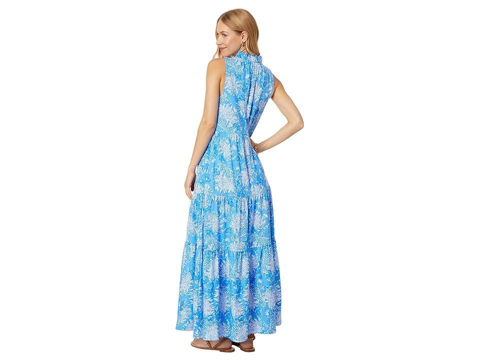 Lilly Pulitzer Malone Maxi Dress (Boca Croc & Lock It) Women's Clothing Product Image