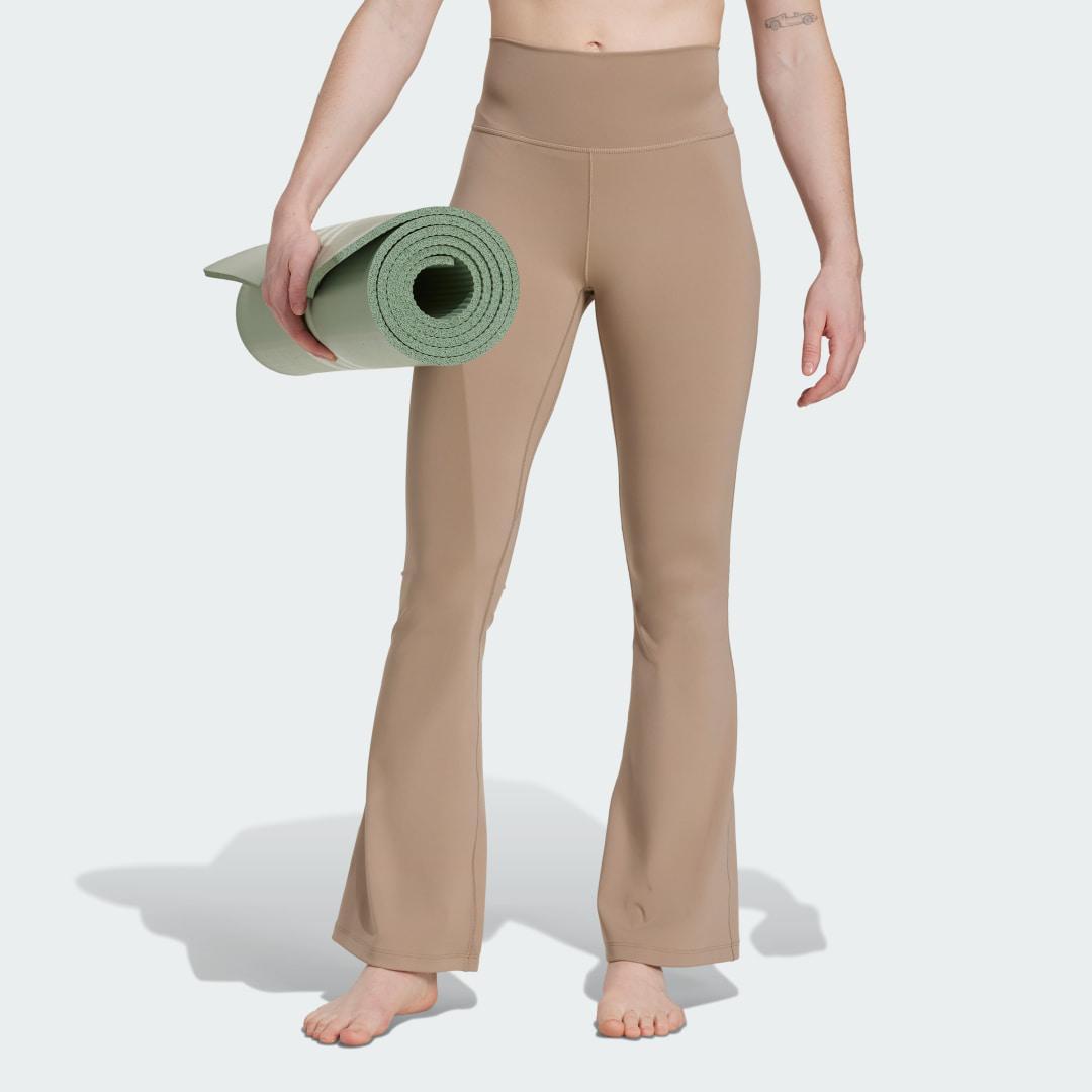 adidas All Me Flare Leggings Black XS Womens Product Image
