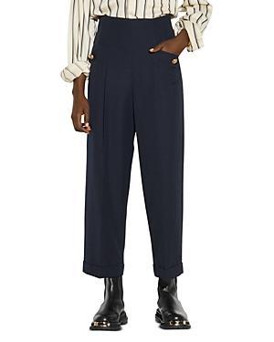 Sandro Sieny Wide Leg Pants Product Image