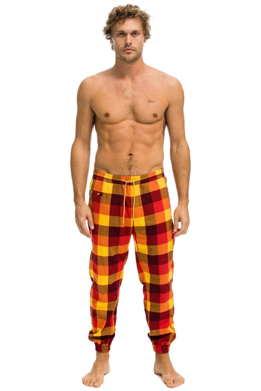 UNISEX PLAID LODGE PANT - SURFY PLAID Unisex Product Image