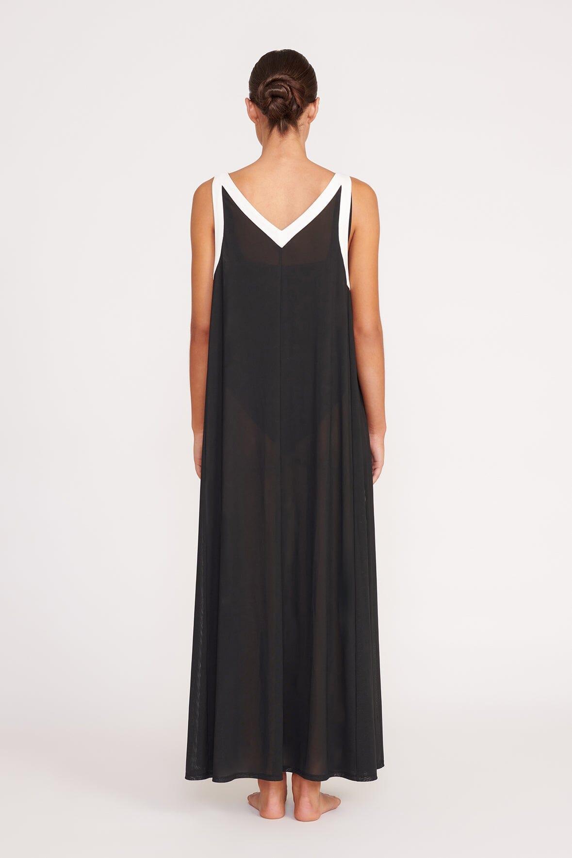 AVELINE COVERUP DRESS | BLACK WHITE Product Image