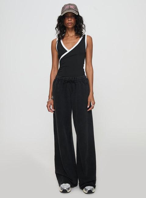 Fiorah Bodysuit Black / White Product Image