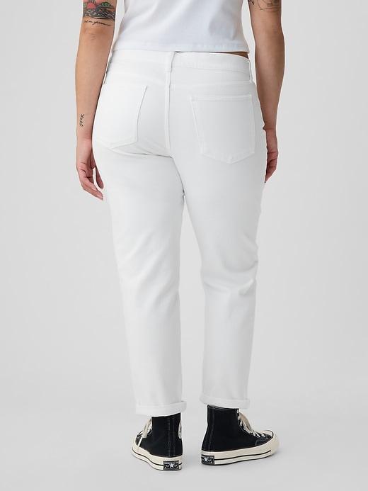 Mid Rise Girlfriend Jeans Product Image