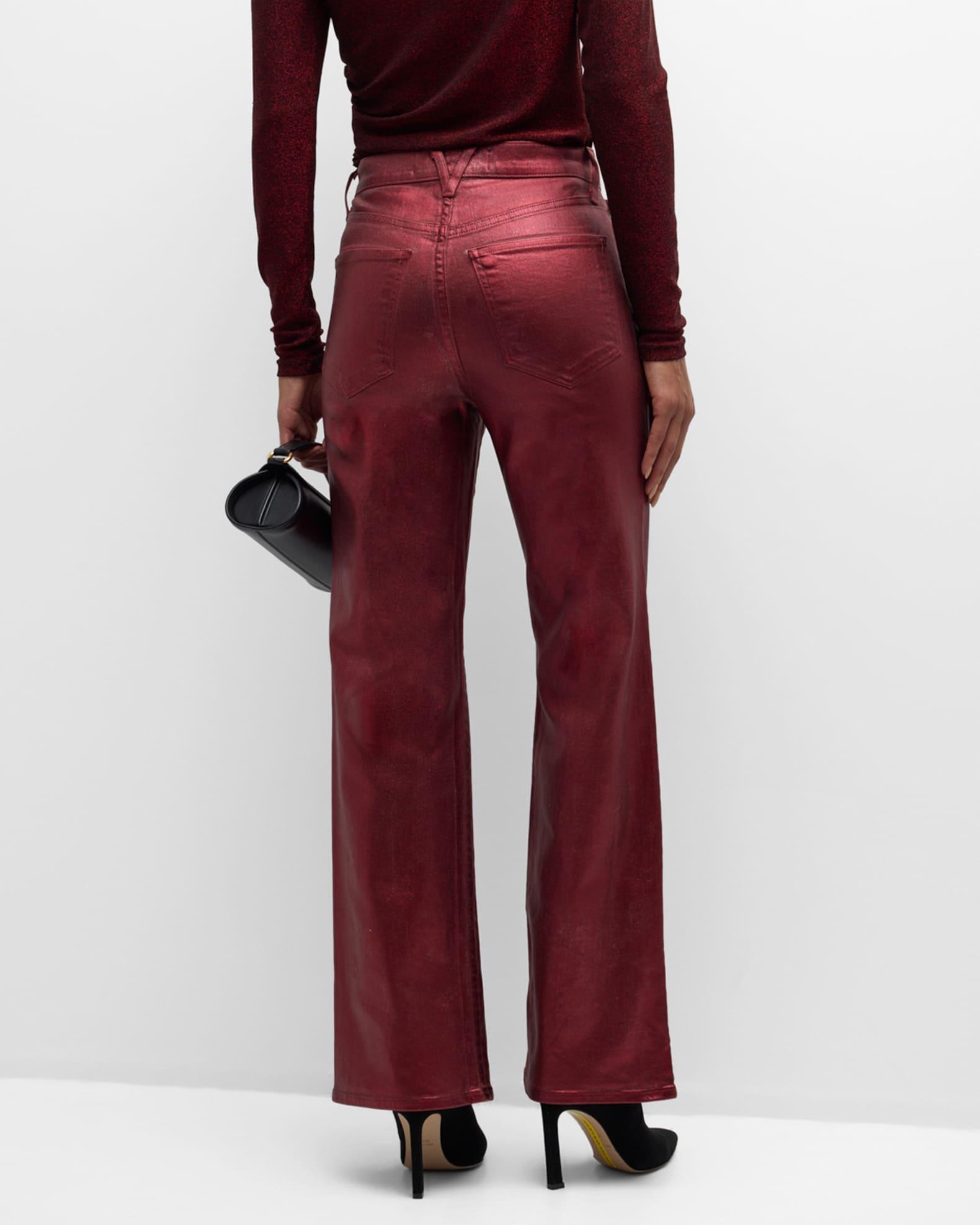 Crosbie Wide-Leg Coated Jeans Product Image