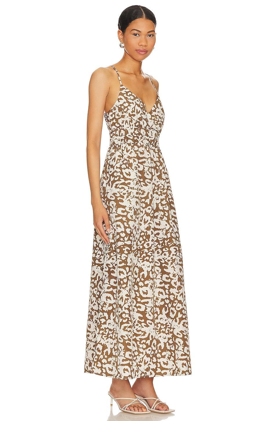 Justine Animal-Print Maxi Dress  Product Image