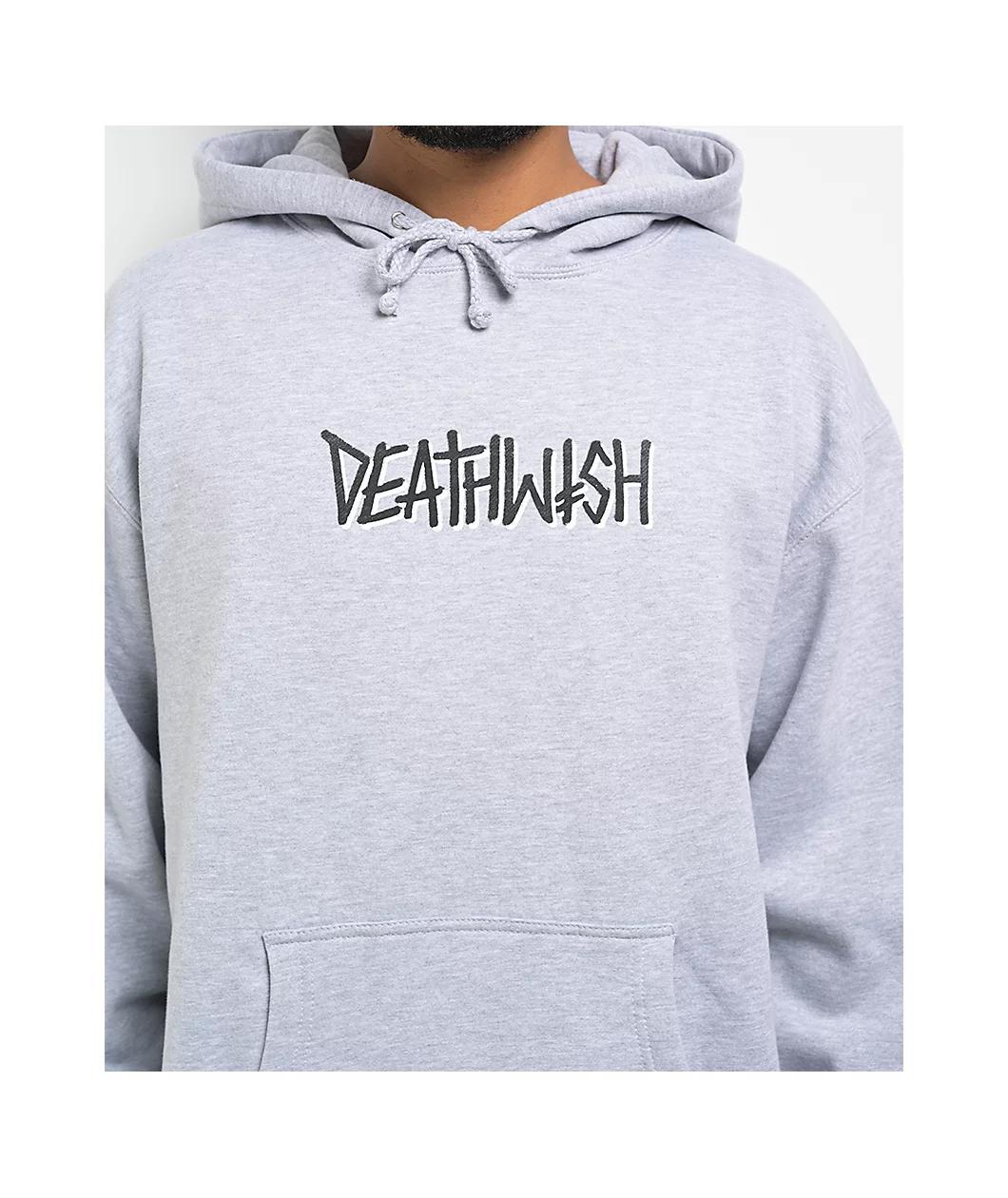 Deathwish Deathspray Grey Hoodie Product Image