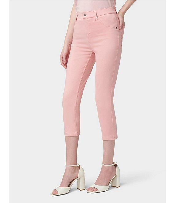 HUE Hi-Rise Ultra Soft Denim Capri Leggings Product Image