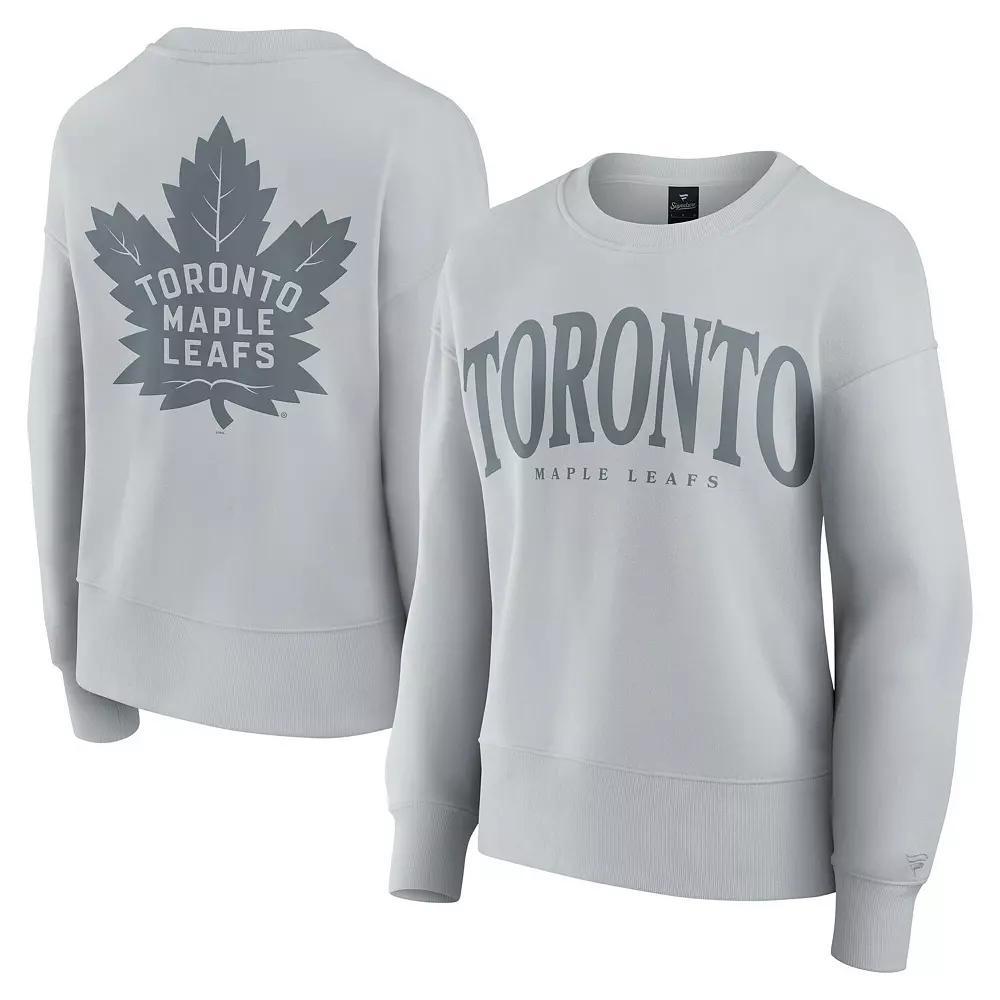 Women's Fanatics  Gray Toronto Maple Leafs Elements Flow Pullover Sweatshirt, Size: XS, Mpl Grey Product Image