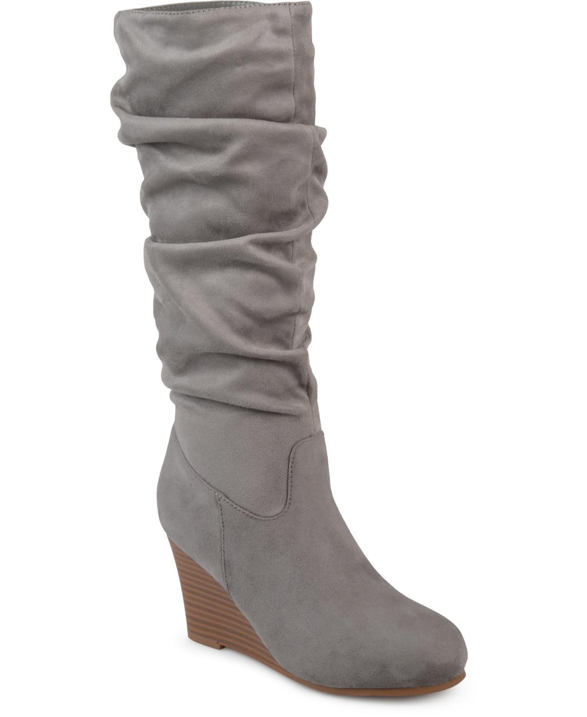Journee Haze Womens Tall Boots, Girls Grey Product Image