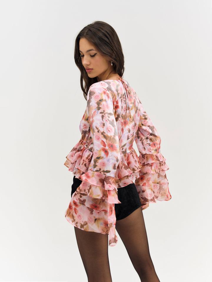 Fallen Floral Top — Multi Product Image