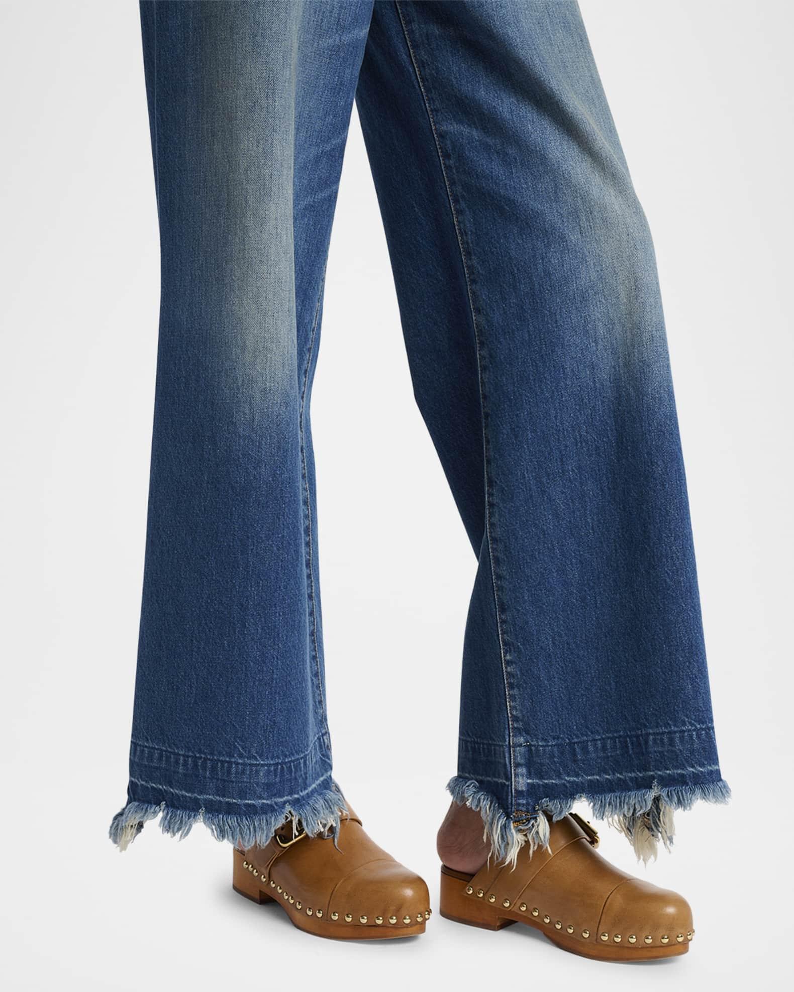 Jeannette Calf Leather Buckle Clogs Product Image