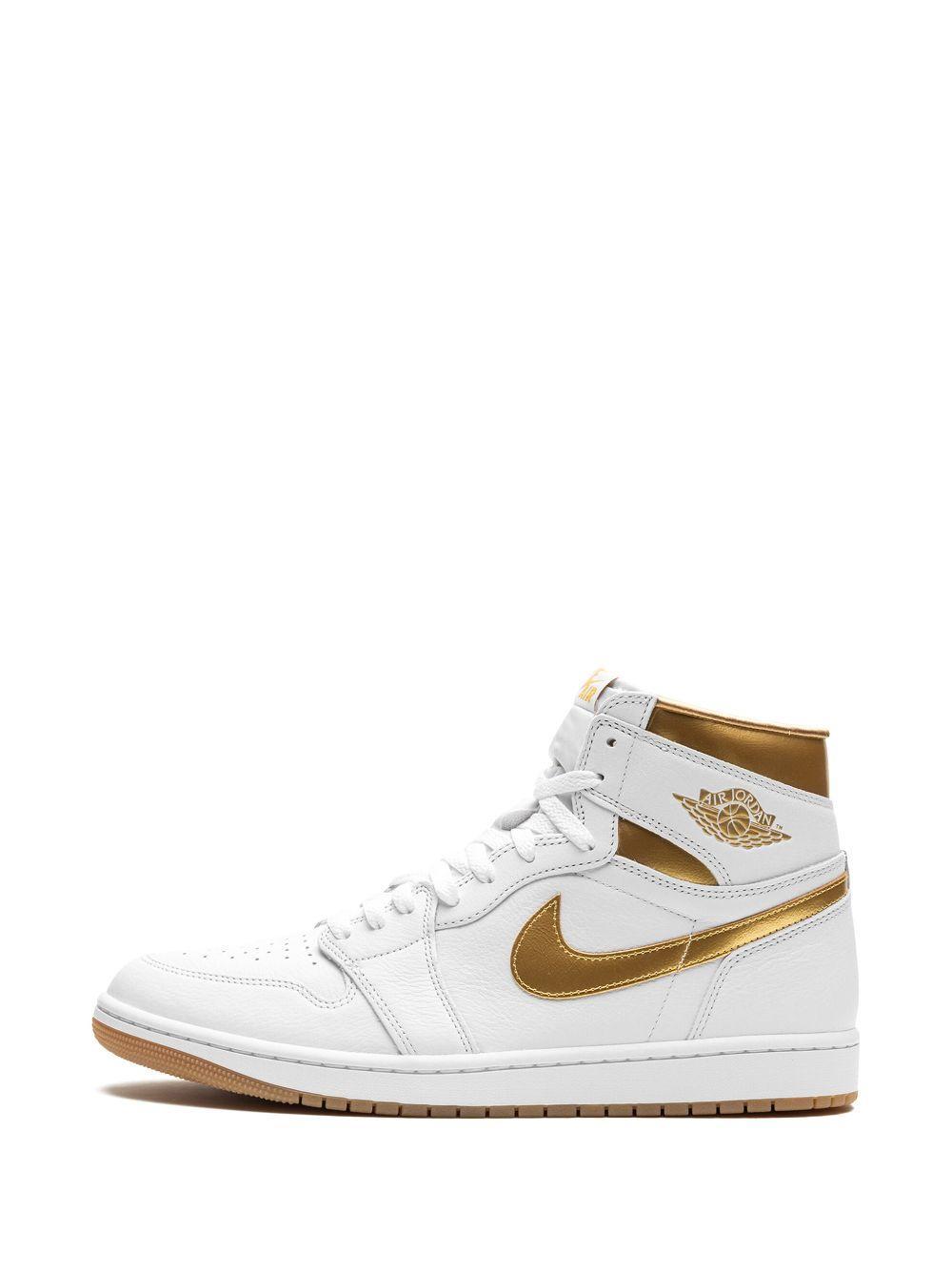 Air Jordan 1 Retro High OG "Metallic Gold" sneakers Product Image