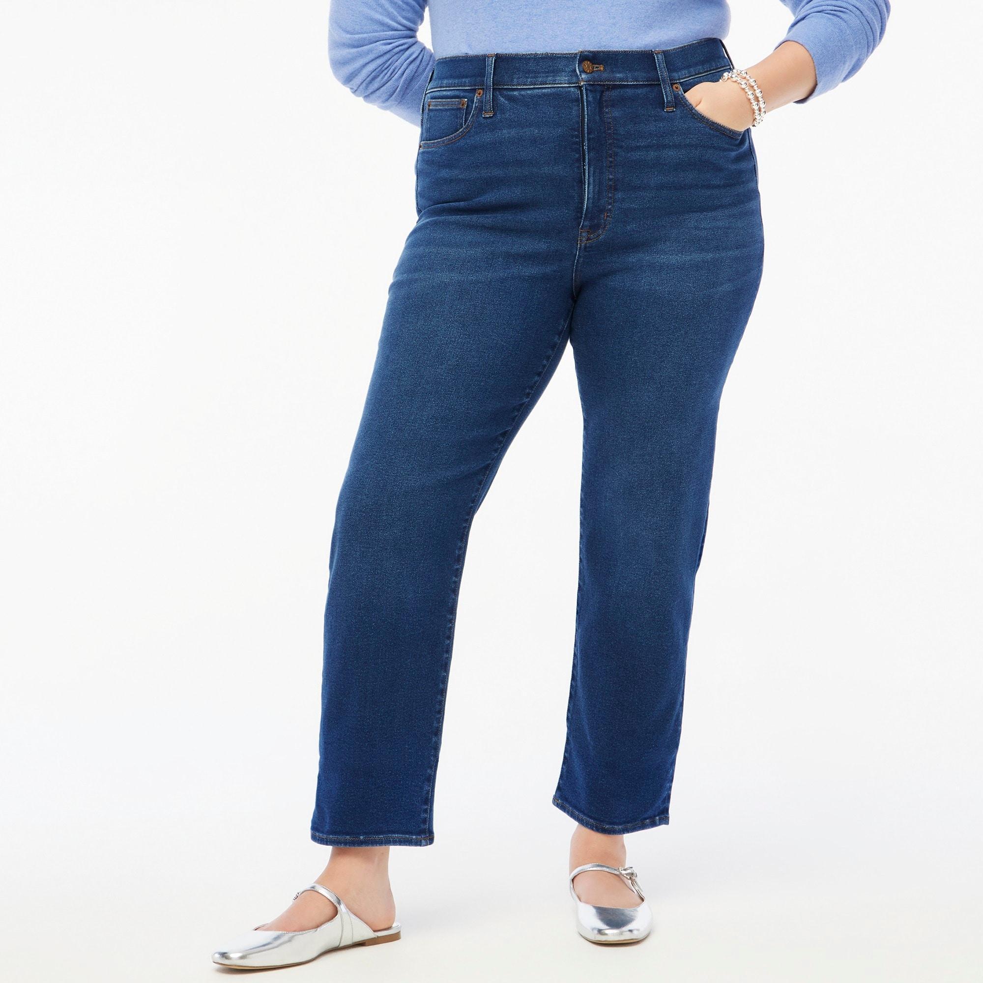 High-rise stovepipe jean in signature stretch+ Product Image