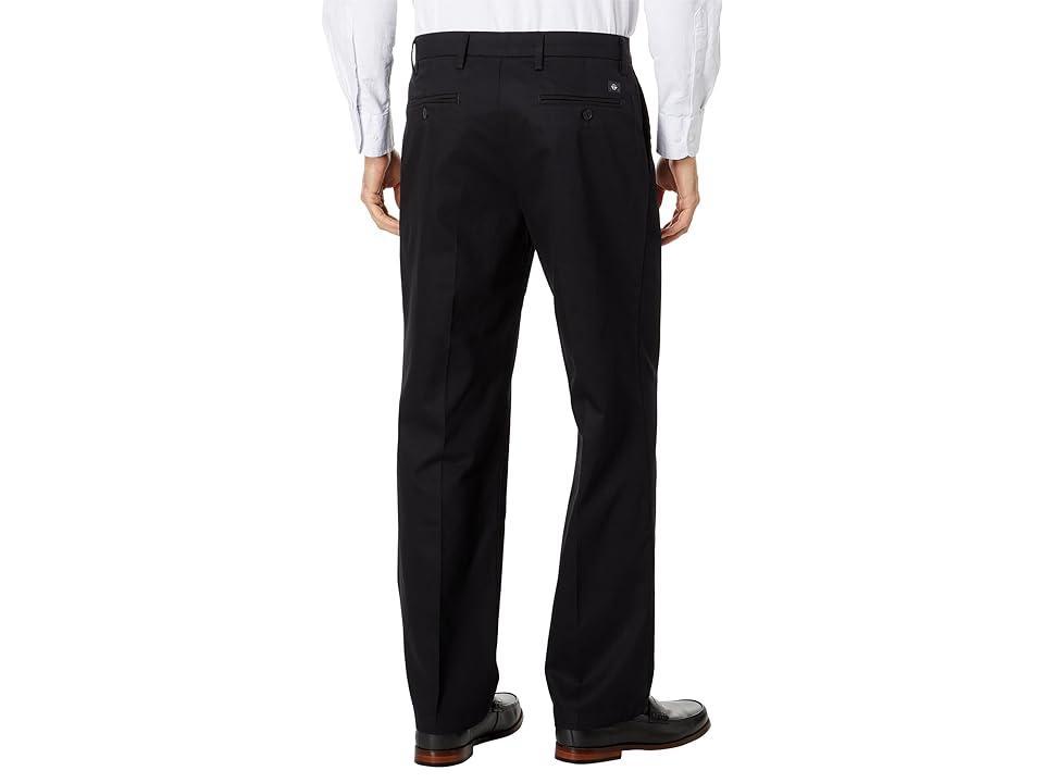 Big & Tall Dockers® Signature Iron Free Stain Defender Classic Fit Pleated Pants, Men's, Size: 44X30, Blue Blazer Product Image