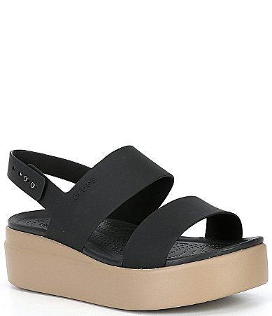 Crocs Womens Brooklyn Platform Wedge Sandal Product Image