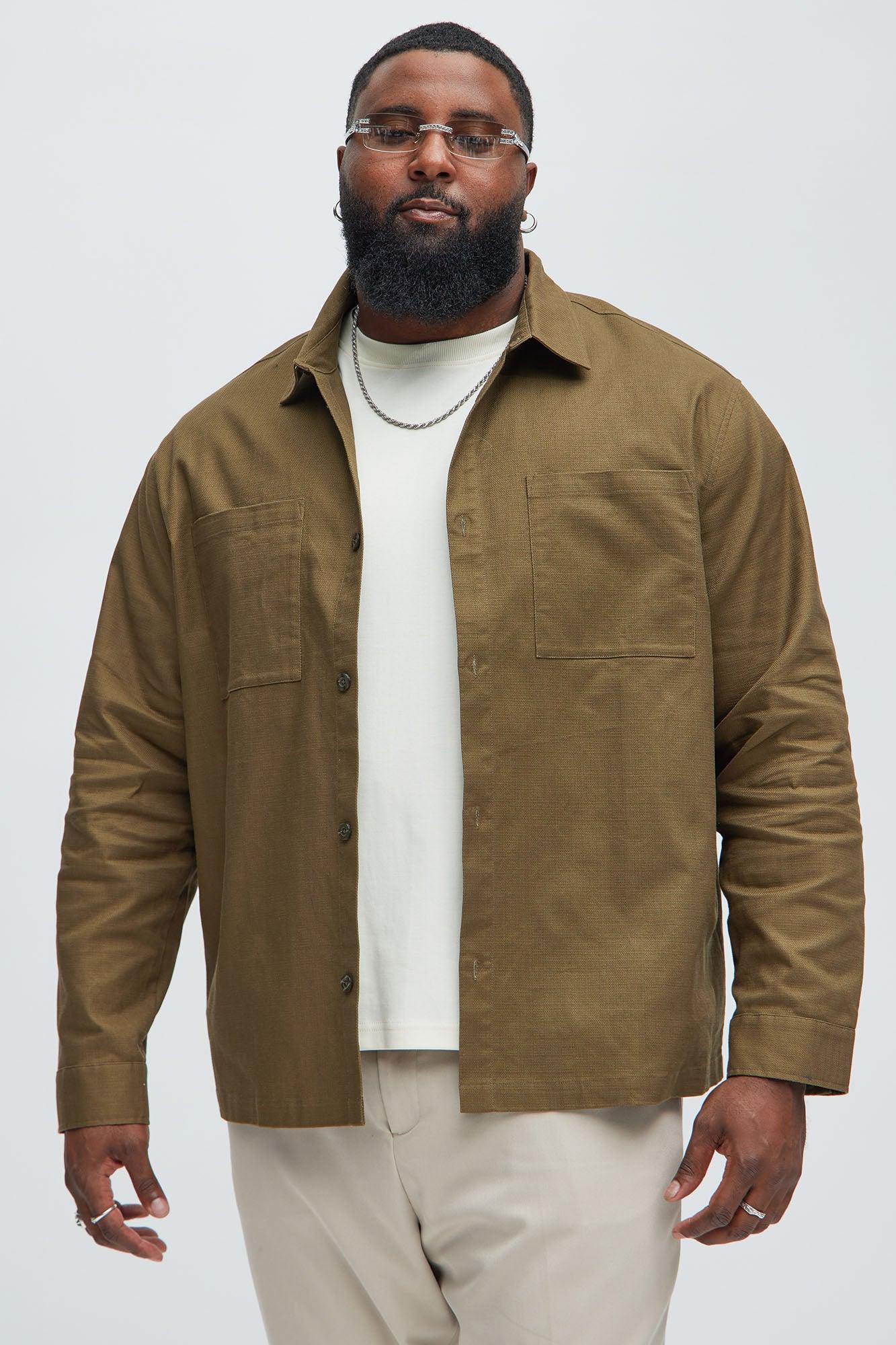 Eastman Pocket Button Up Shirt - Olive Product Image