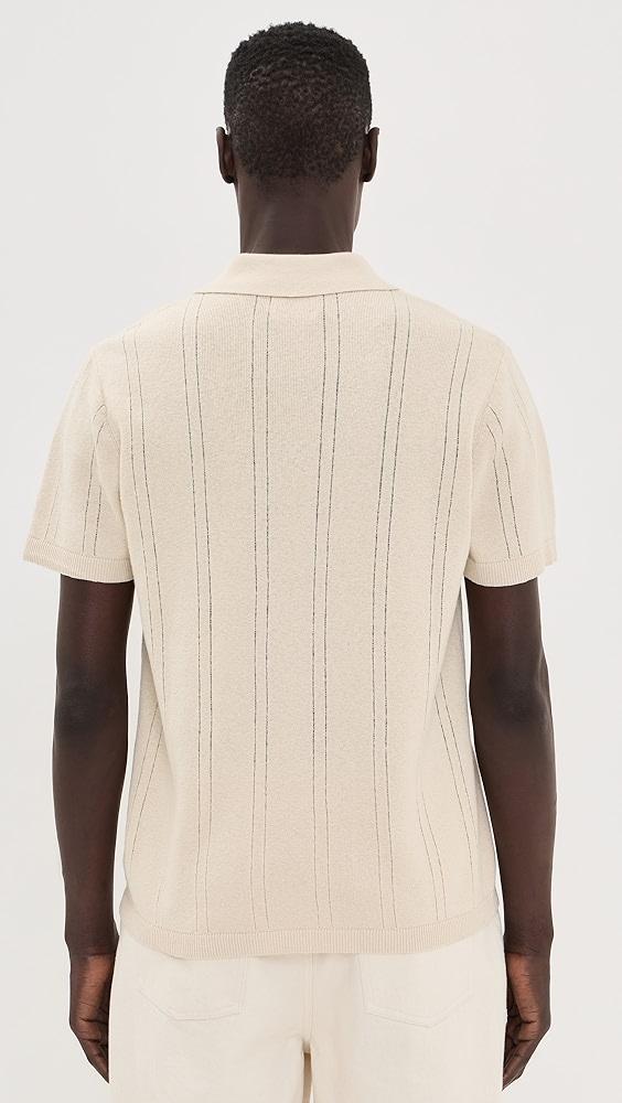 Taylor Stitch Valencia Knit Polo | Shopbop Product Image