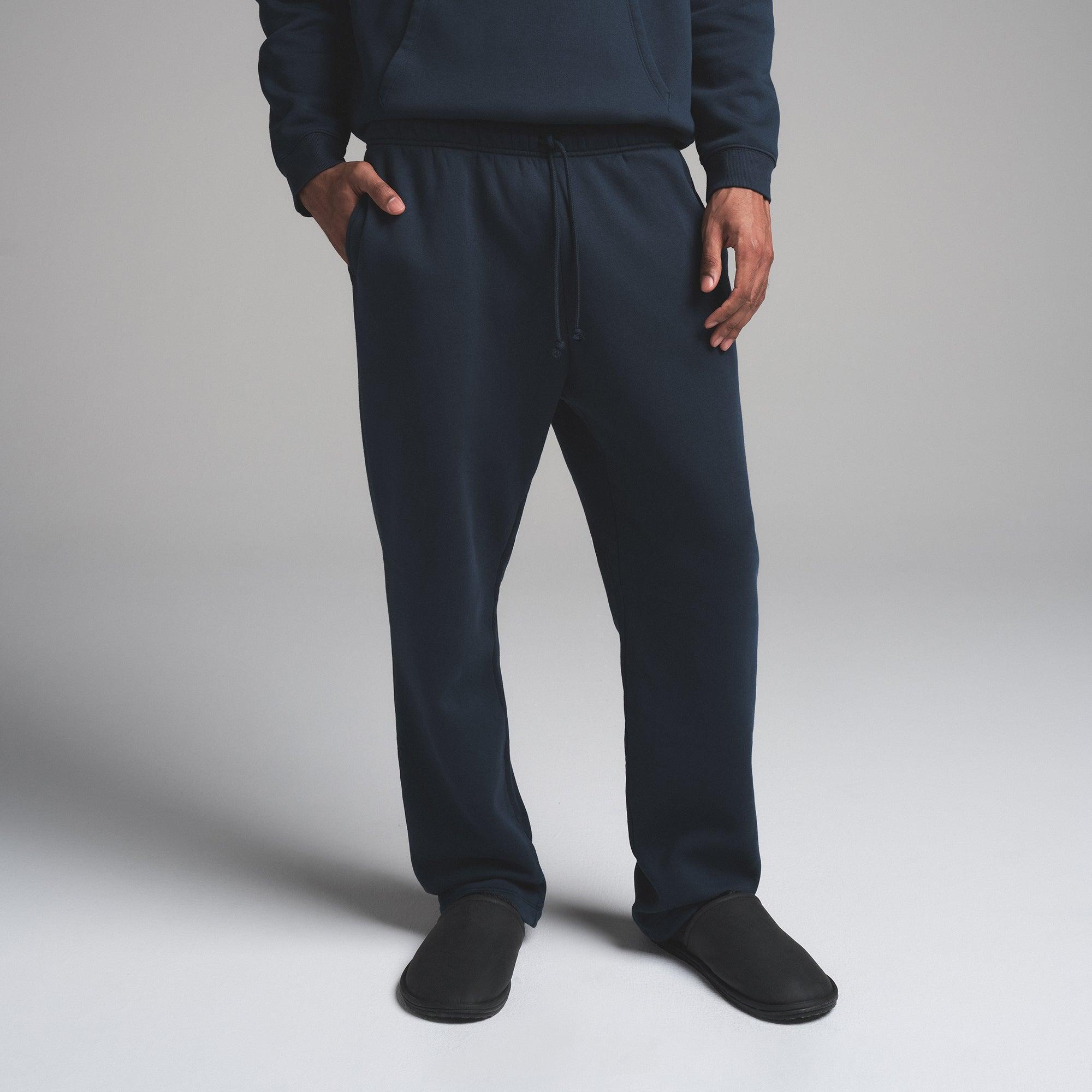 FLEECE LOUNGE MENS CLASSIC STRAIGHT LEG PANT | WASHED ONYX Product Image