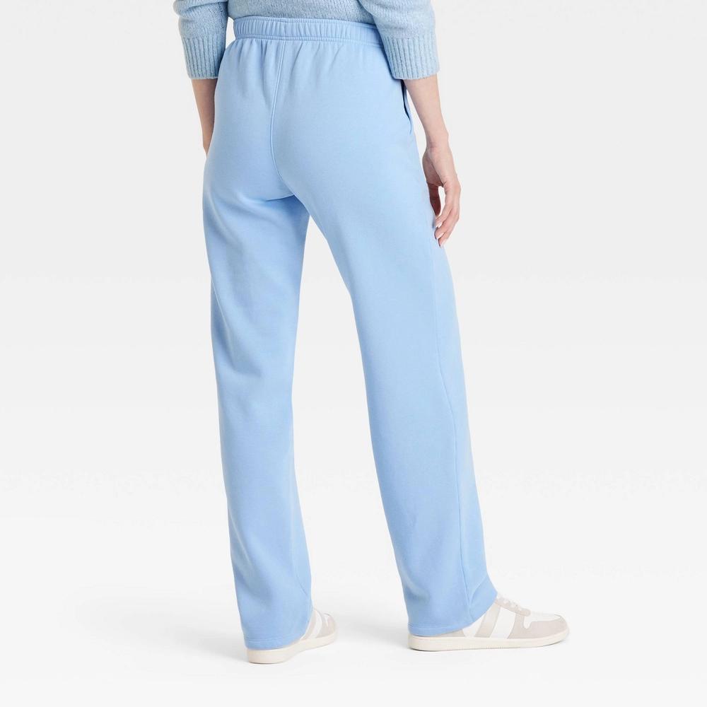 Womens Mid-Rise Straight Leg Sweatpants - Universal Thread Sky Product Image
