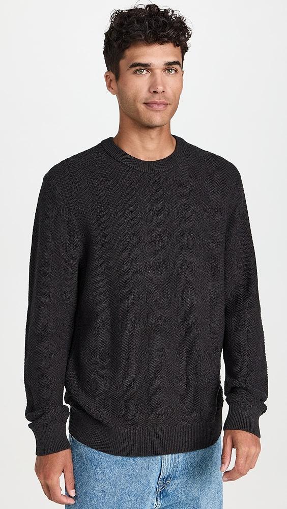 NN07 Pete Herringbone Crewneck Sweater | Shopbop Product Image
