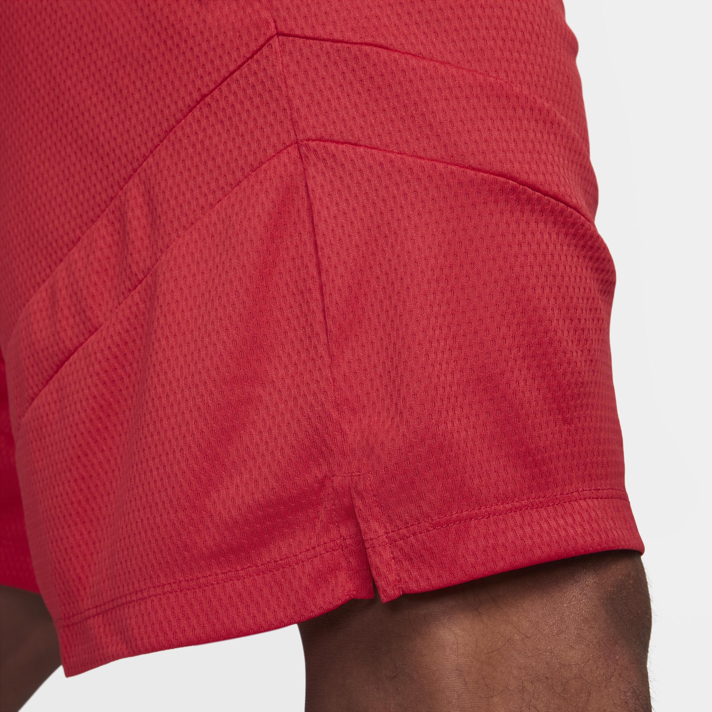 Men's Nike Dri-FIT Icon 11-in. Basketball Short, Size: Medium, University Red Black Product Image