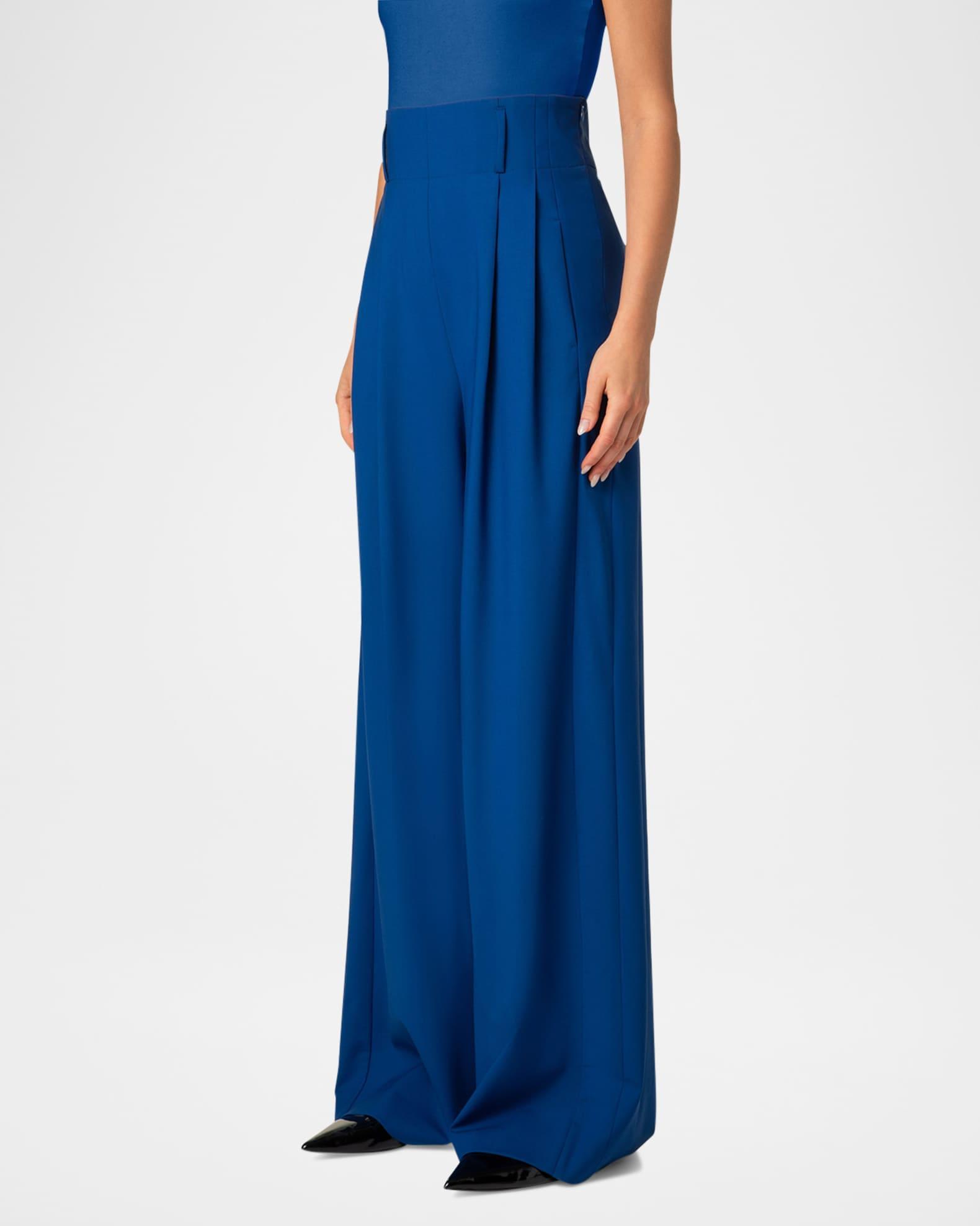 Florina Wide Leg Cool Wool Pants Product Image