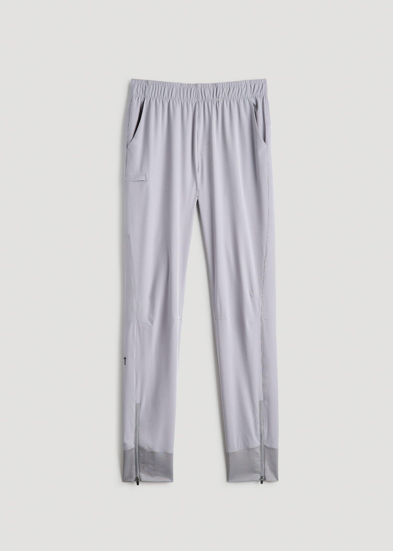 Featherweight Perforated Training Jogger for Tall Men in Light Grey Product Image