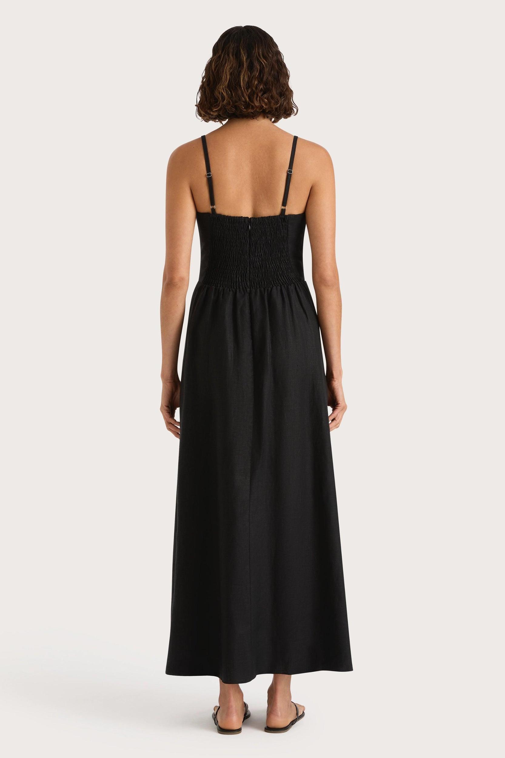 Valerie Midi Dress Black Product Image
