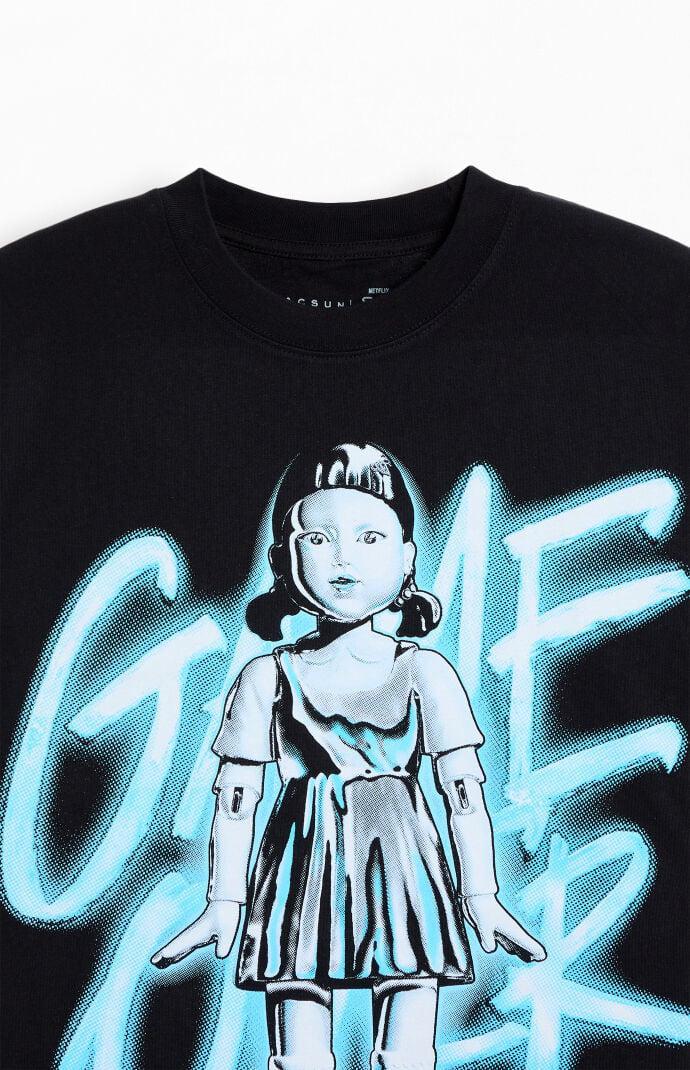 Men's Squid Game Chrome Doll T-Shirt Product Image