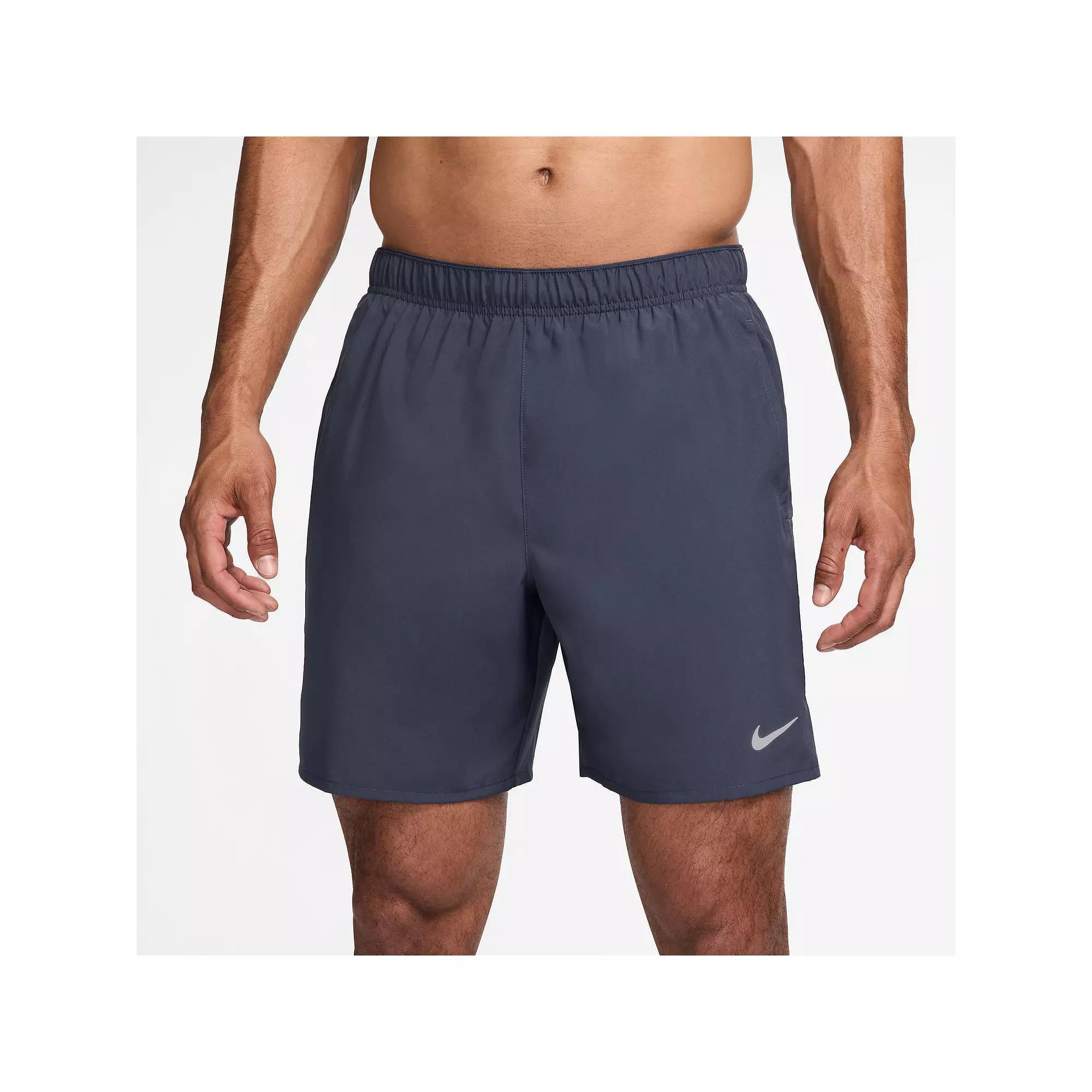Men's Nike Dri-FIT Challenger 7-in. Brief-Lined Running Shorts, Size: Large, Thunder Blue Product Image
