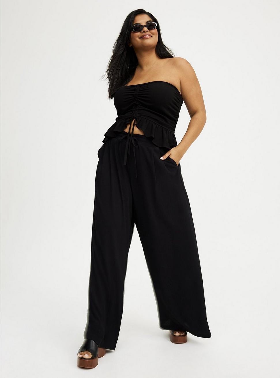 Pull-On Wide Leg Pant Product Image