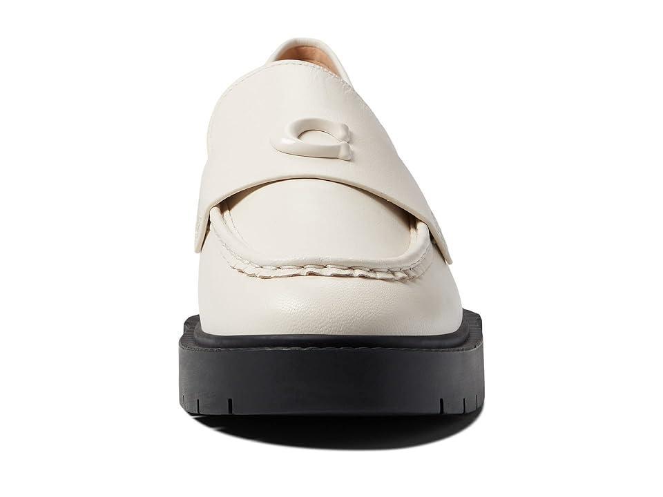 COACH Leah Leather Chunky Platform Loafers Product Image