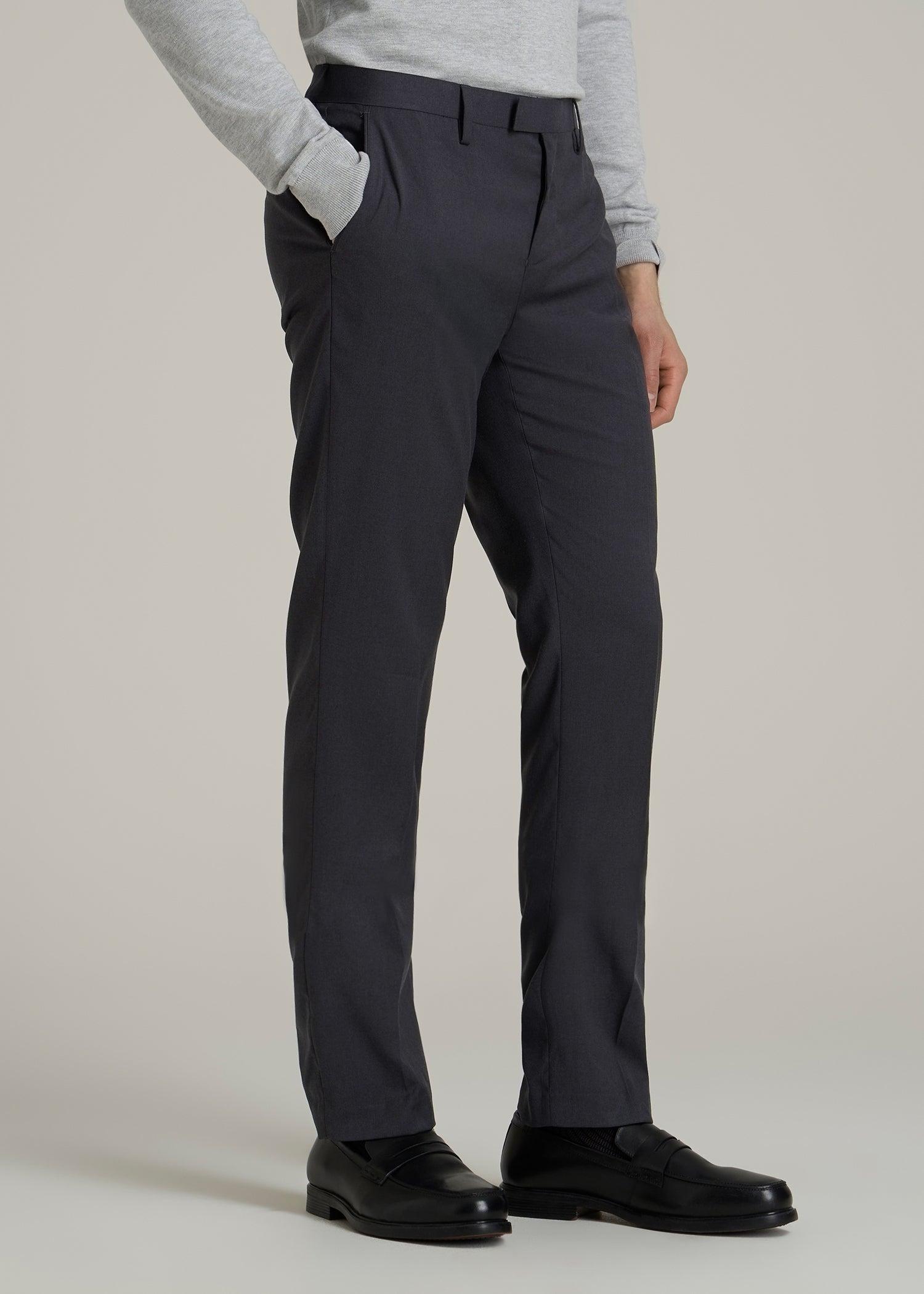 Suit Trousers for Tall Men in Mid Grey Product Image