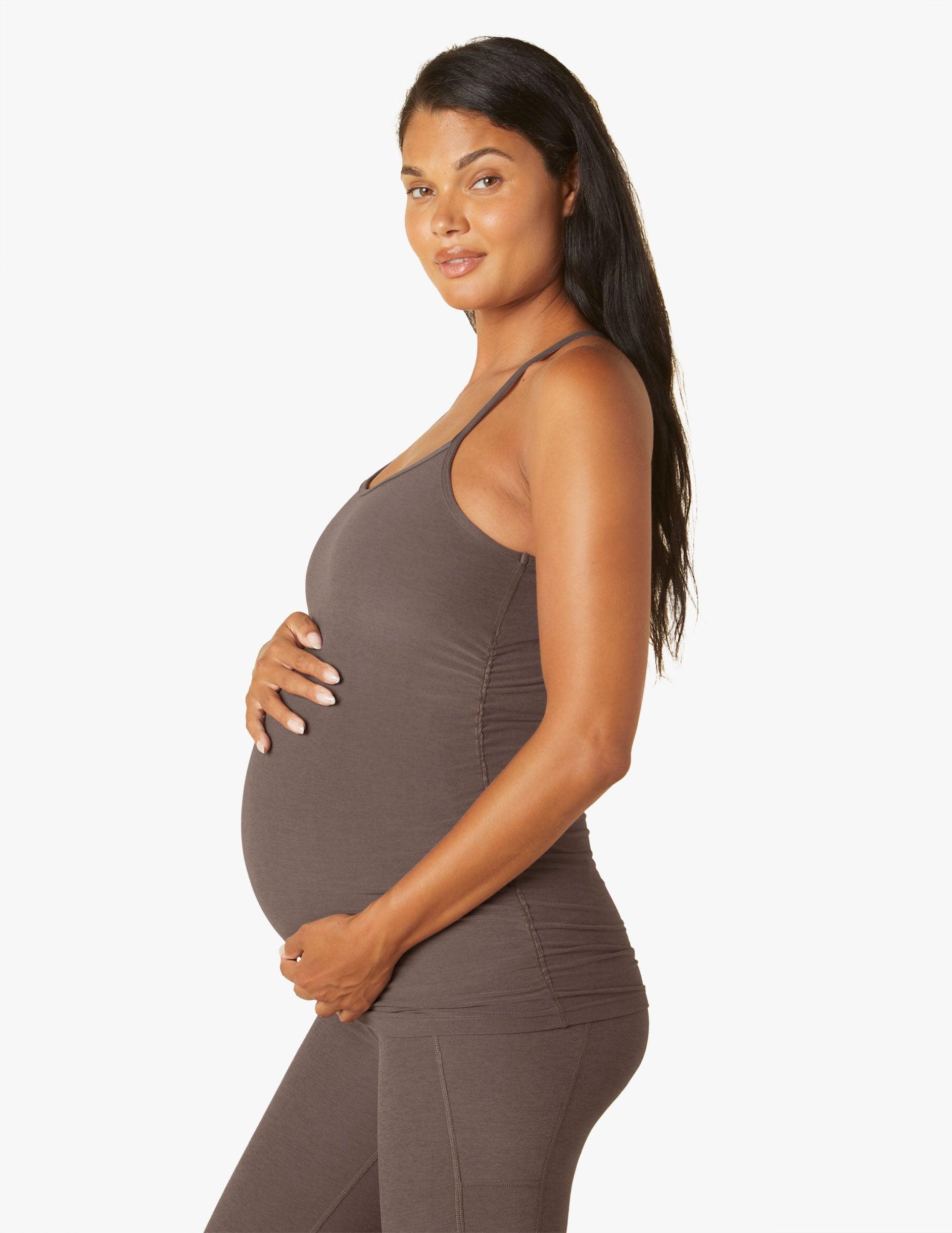 Spacedye Keep Your Cool Maternity Slim Racerback Tank Product Image