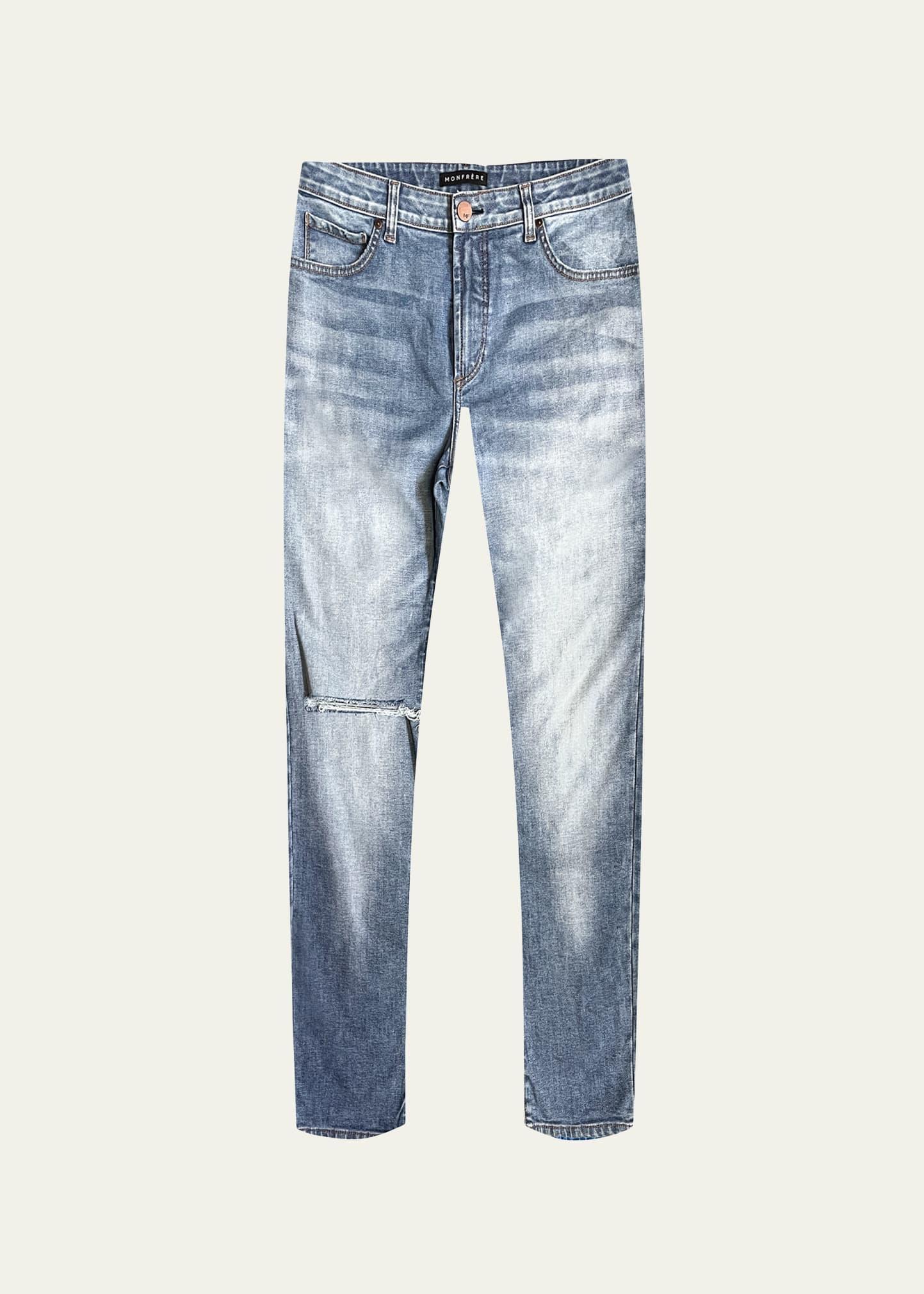 Mens Jayden Stretch Distressed Jeans Product Image