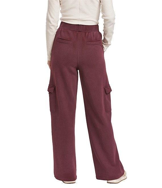 Dear John Becca Cargo Pocket High-Rise Wide-Leg Sweatpant Product Image