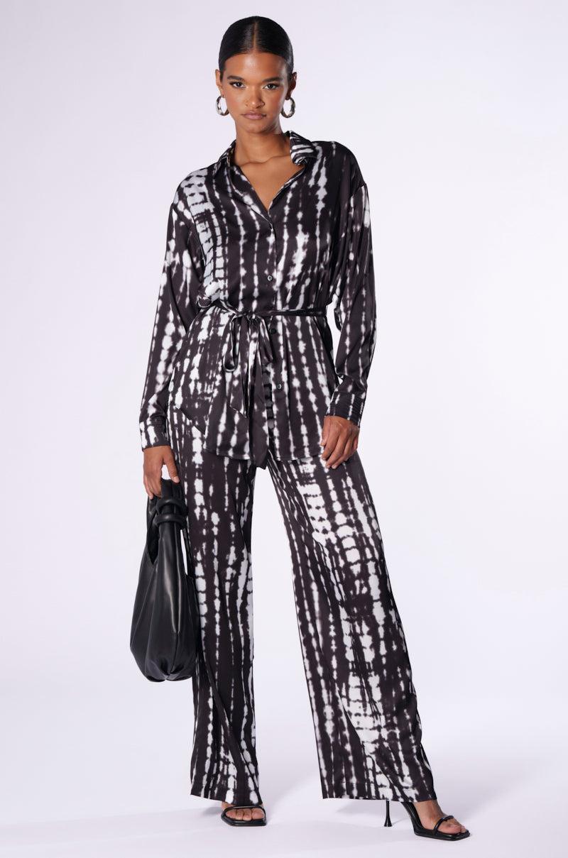 CALL ME CRAZY BUTTON DOWN BLOUSE Product Image