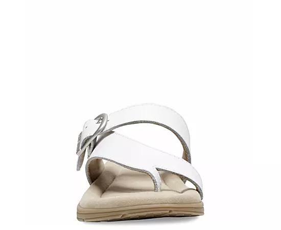 Eastland Tahiti II Women's Leather Thong Sandals, Size: 7, White Product Image