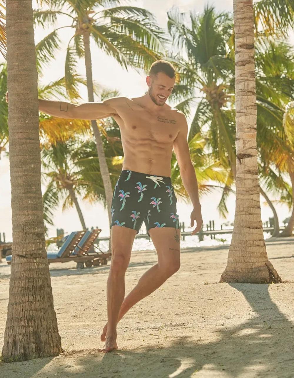 CHUBBIES Lined Classic Mens 5.5'' Swim Trunks - BLACK Product Image