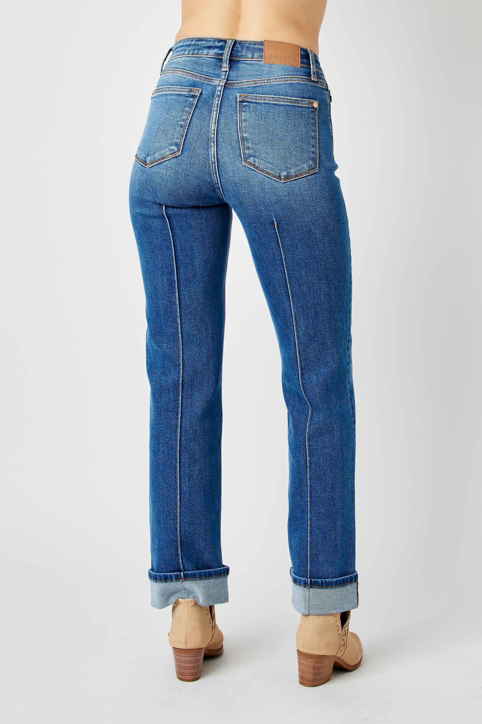 Judy Blue HW Front Seam Straight Cut Product Image