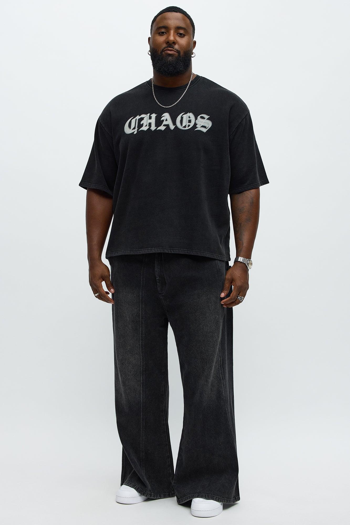 Chaos Oversized Tee - Black Product Image