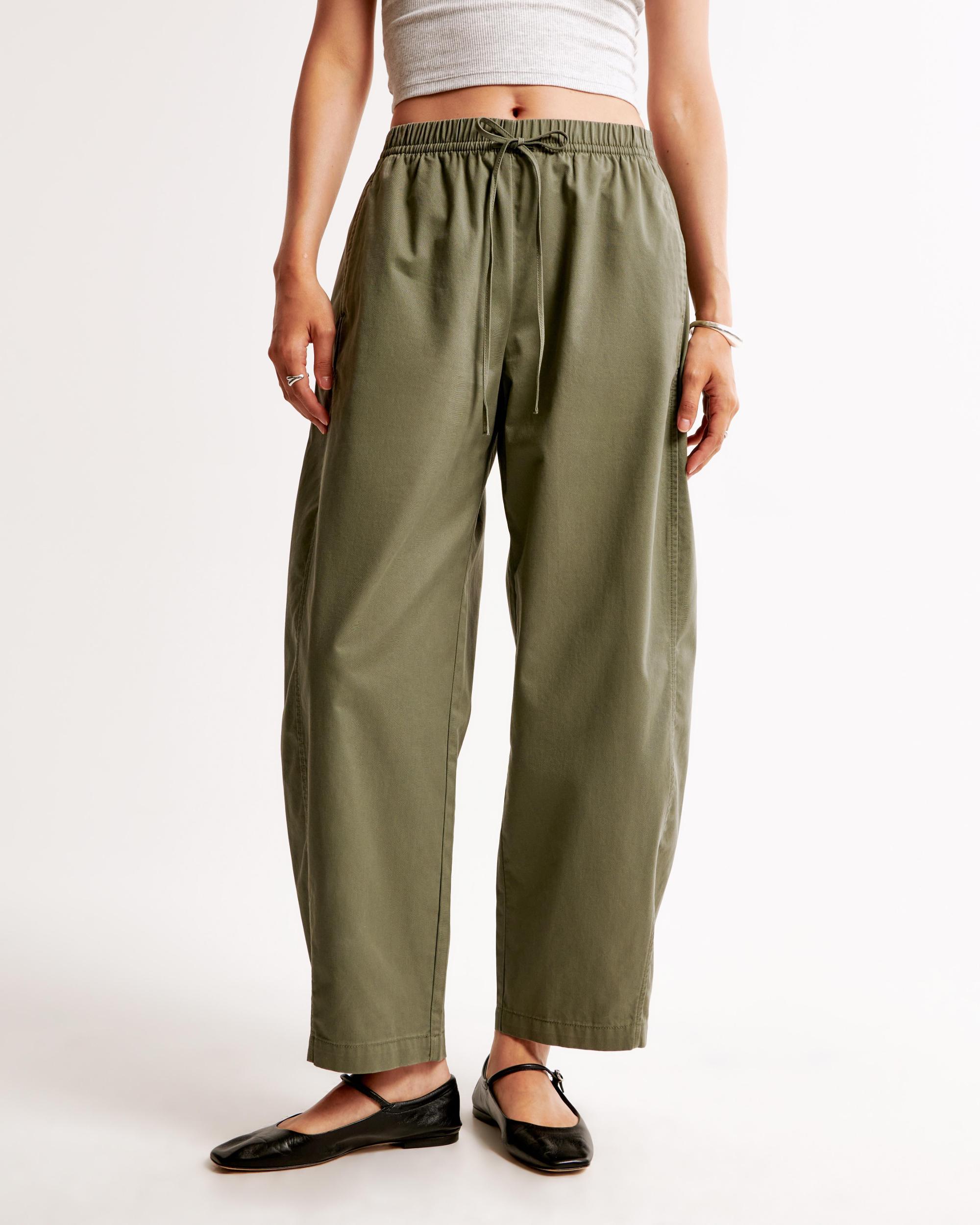Barrel Leg Pull-On Pant Product Image
