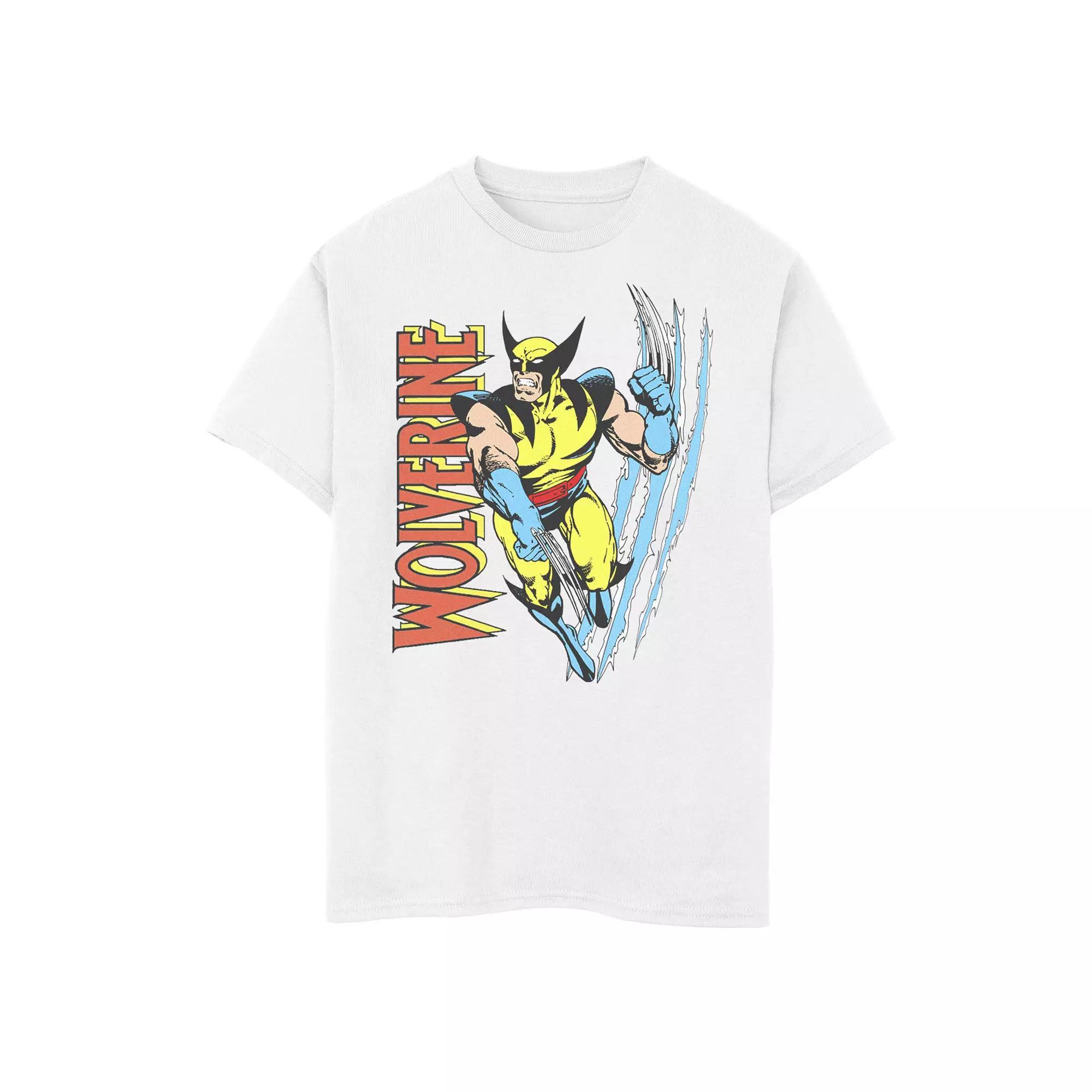 Boys 8-20 Marvel X-Men Wolverine Vintage Claw Slice Graphic Tee, Boys Product Image