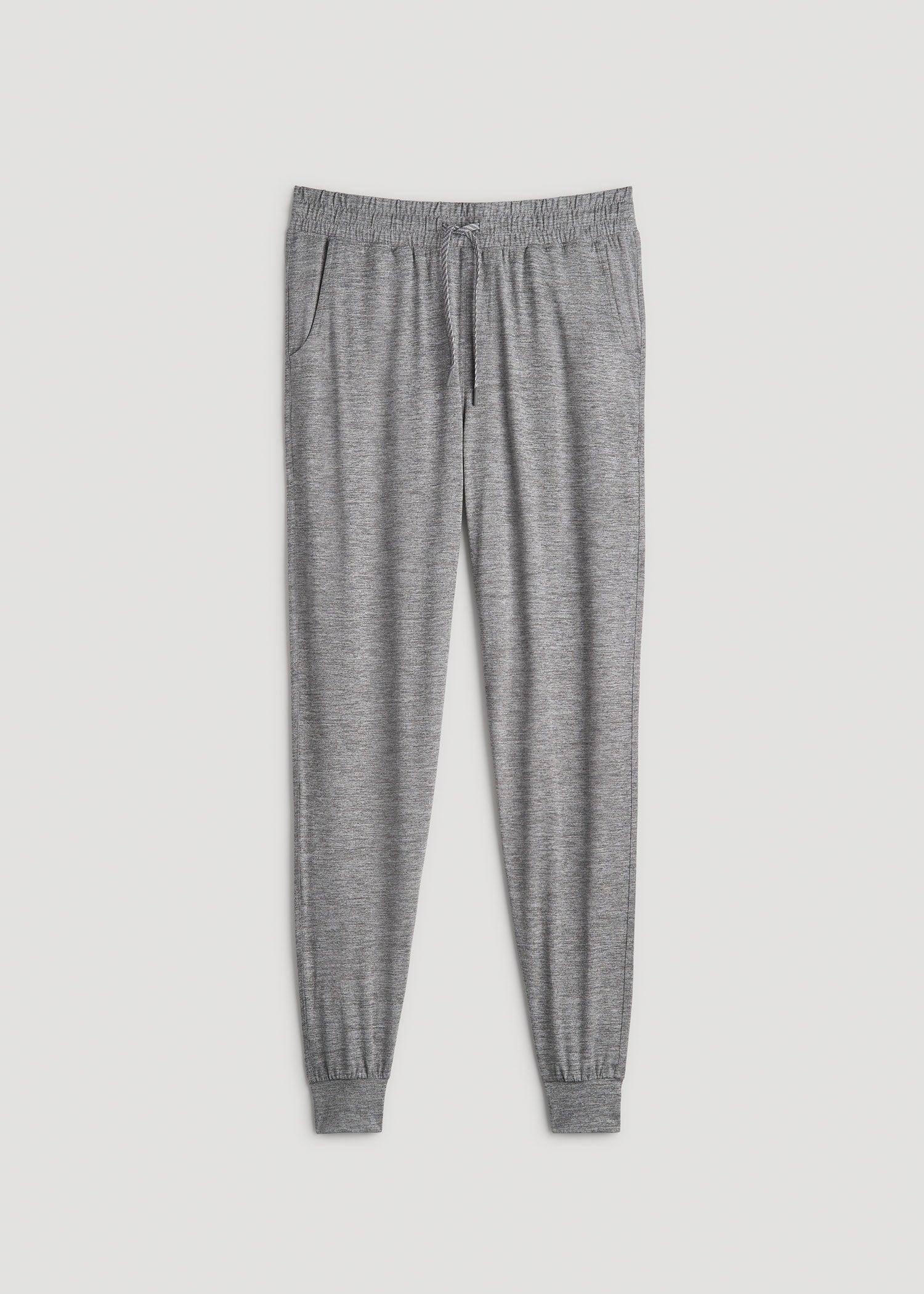 Weekender Stretch Lounge Joggers for Tall Men in Heathered Grey Product Image