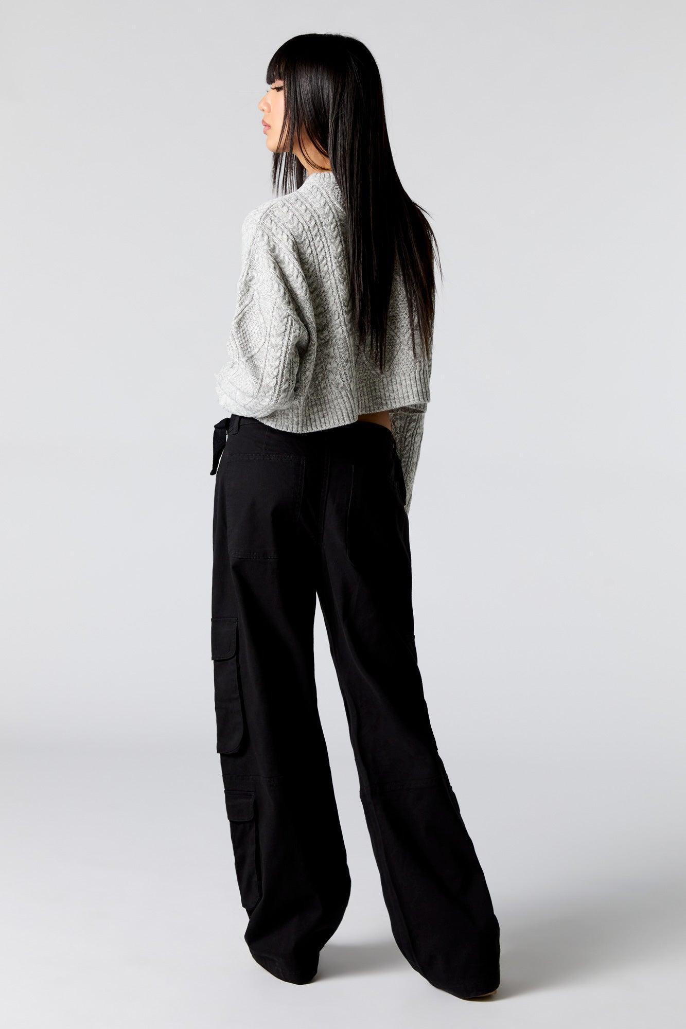 Adjustable Waist Baggy Cargo Pant Female Product Image