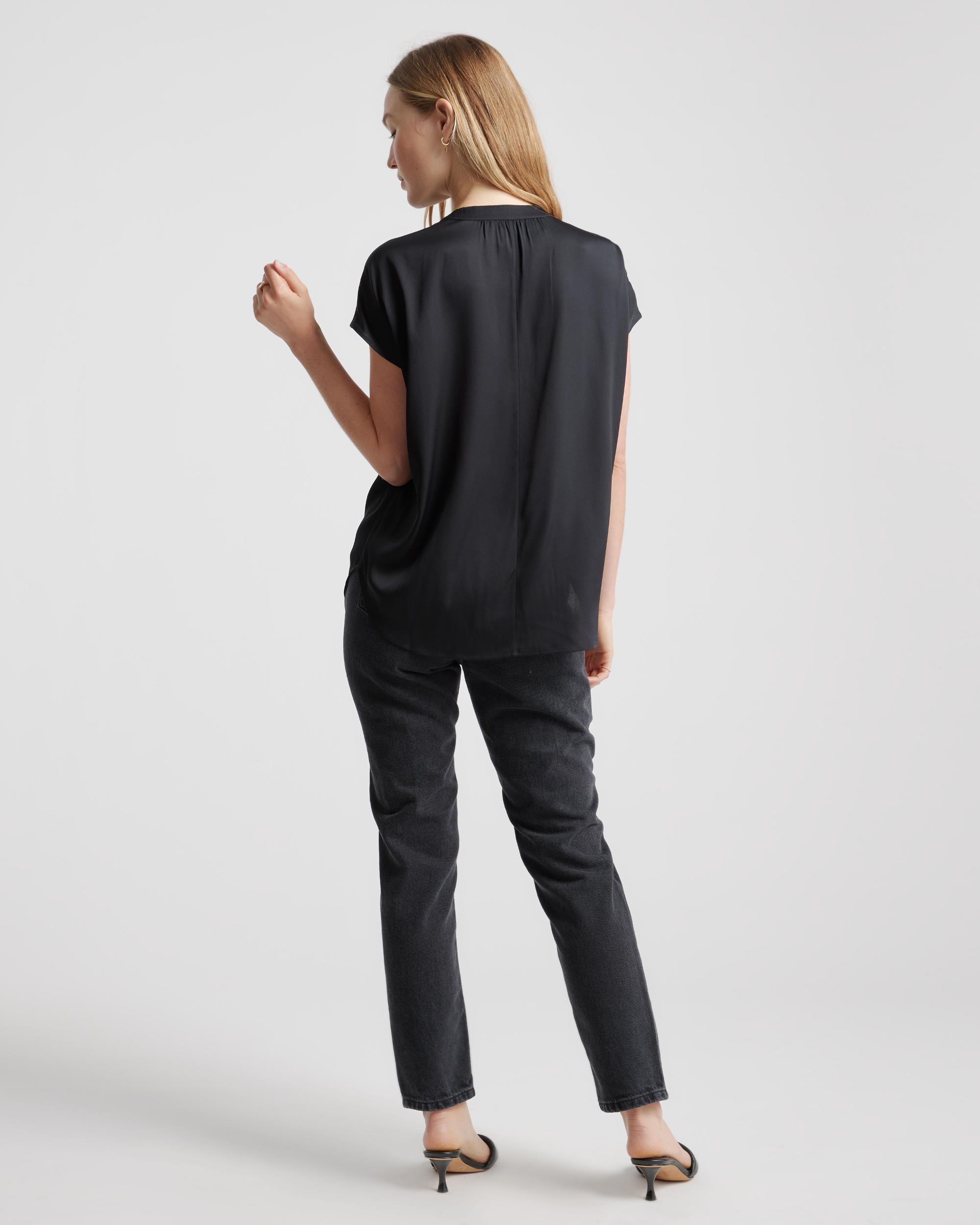 Quince | Women's Washable Stretch Silk Dolman Sleeve Blouse Mulberry Silk Product Image