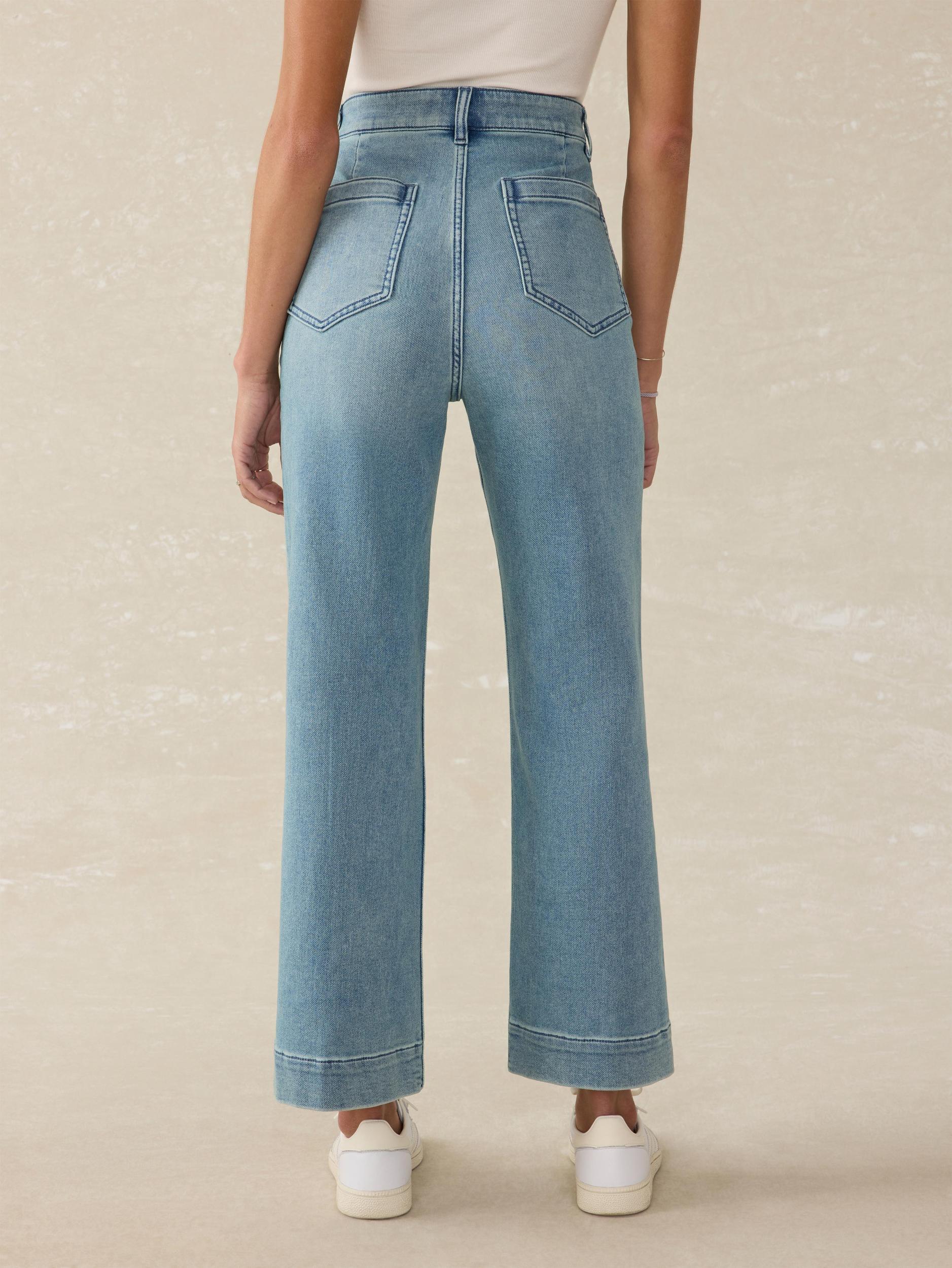 Stretch Terry Patch Pocket Ankle Pant - Eastern Shore Wash Female Product Image